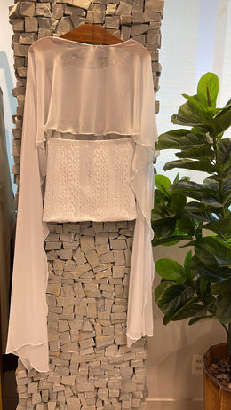 SAIA FRADE OFF WHITE RENDA - imagem 1