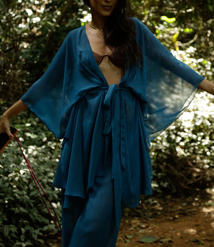 KAFTAN CURTO PETROLEO - NAYA Beachwear