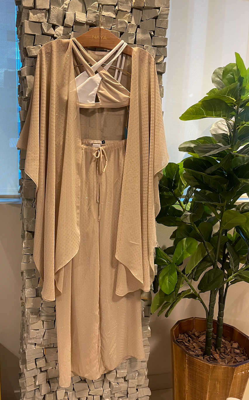 KAFTAN CURTO STRASS NUDE - imagem 5