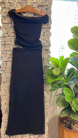 BLUSA CANNES TULE PRETA - imagem 4