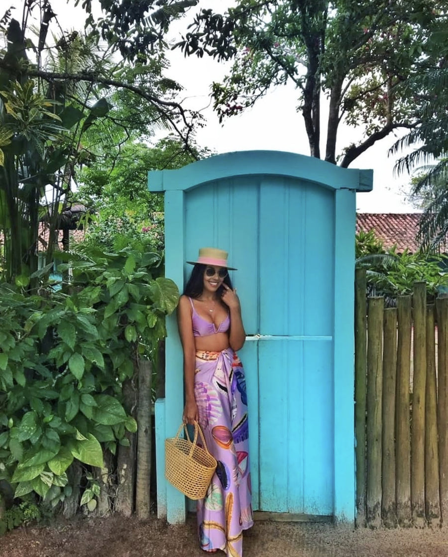PANNEAUX CONCHA LAVANDA - detalhe - NAYA Beachwear