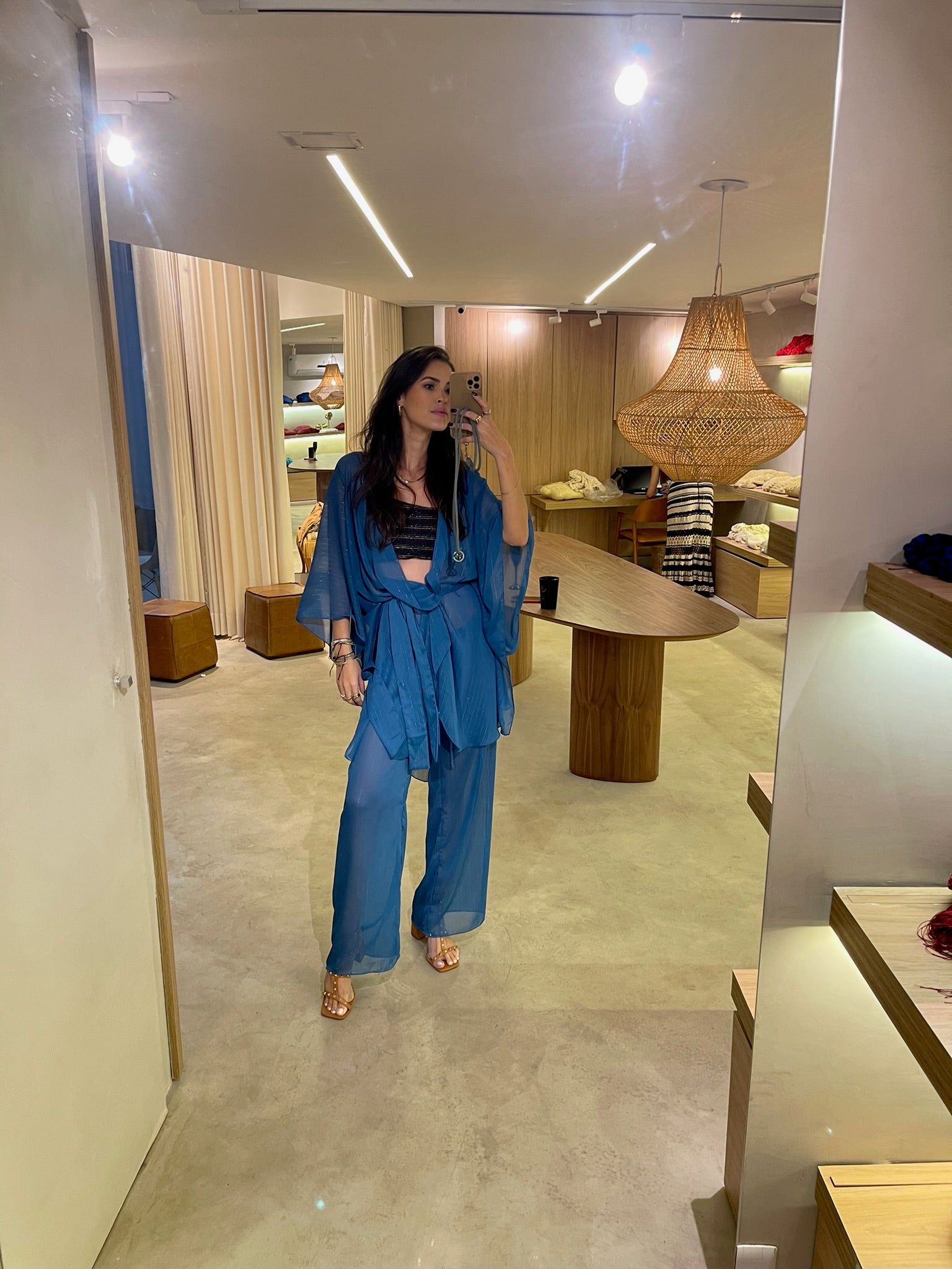 KAFTAN CURTO PETROLEO - imagem 4
