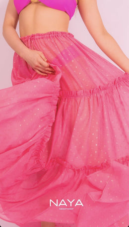 SAIA ANGRA PINK LUREX RETANGULO - imagem 4
