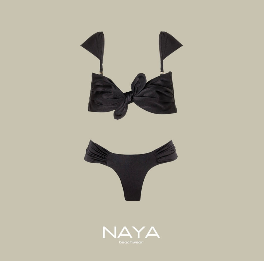 CAPRI TOP PRETO - NAYA Beachwear