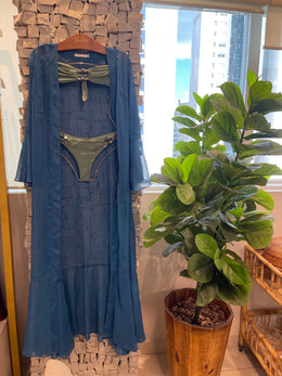 KAFTAN LONGO PETROLEO LUREX - imagem 3