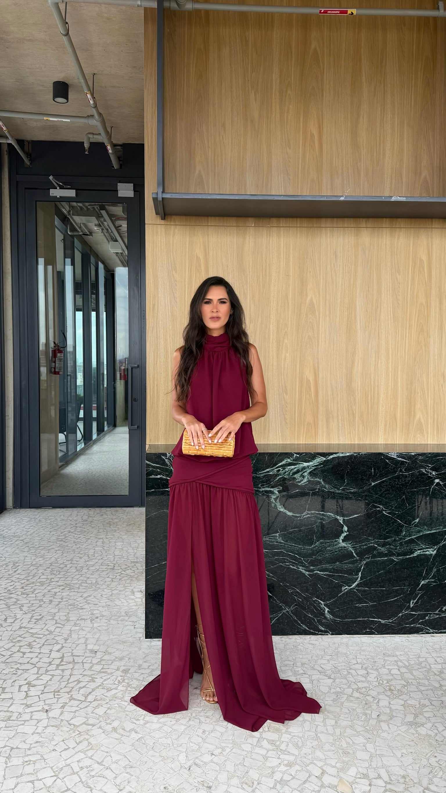 VESTIDO VERONA BORDÔ | NAYA ATELIER - imagem 6