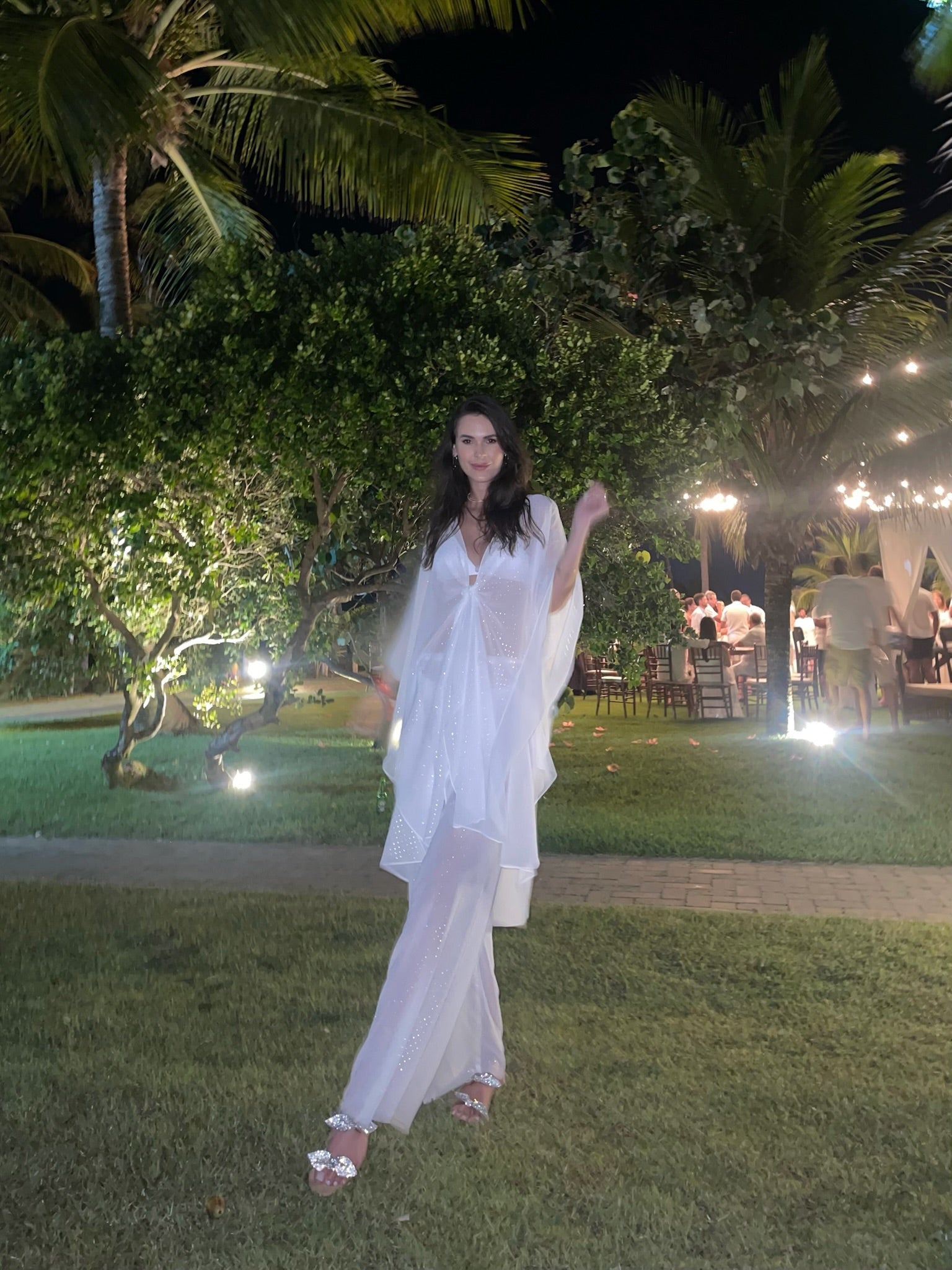 KAFTAN CURTO STRASS BRANCO - imagem 7