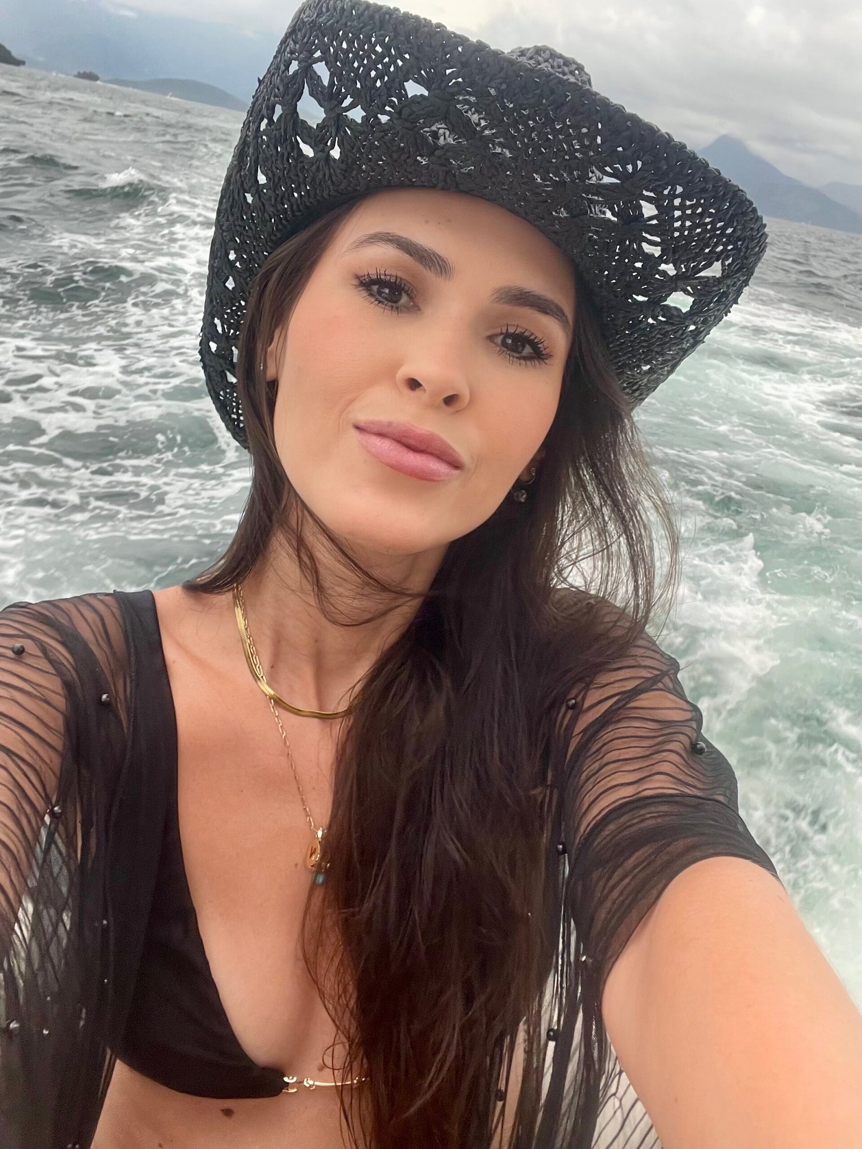 CHAPEU WESTERN PALHA PRETO - imagem 2