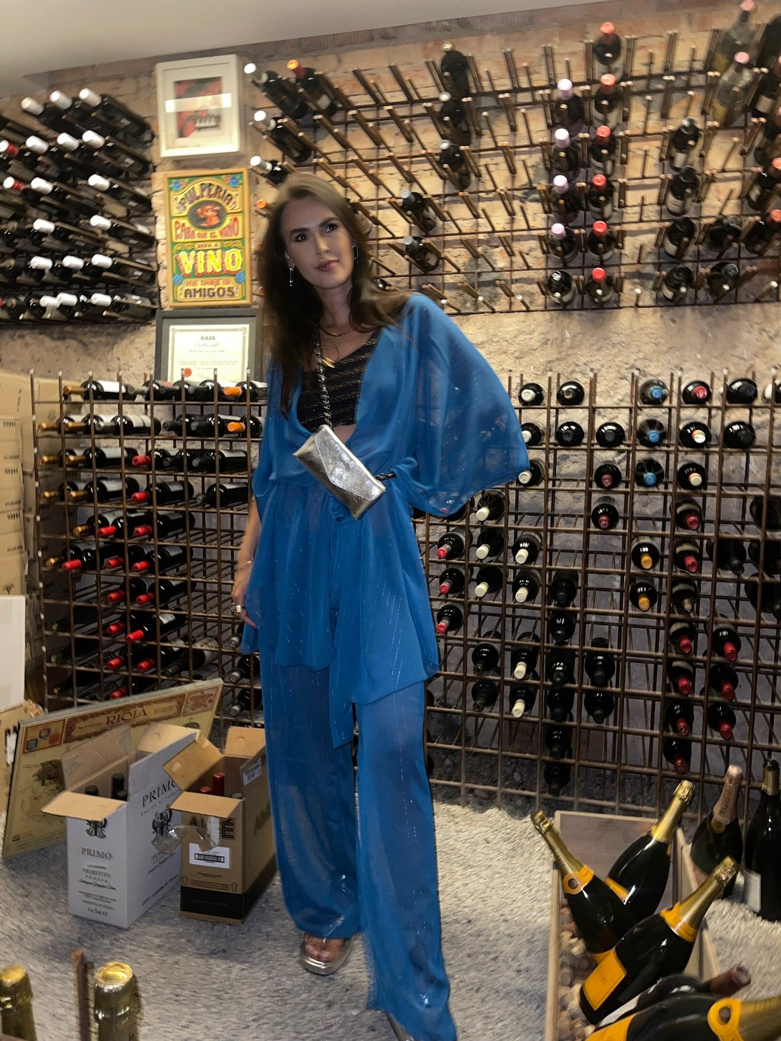 KAFTAN CURTO PETROLEO - imagem 5