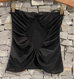 BLUSA PORTOFINO TULE PRETA - imagem 1