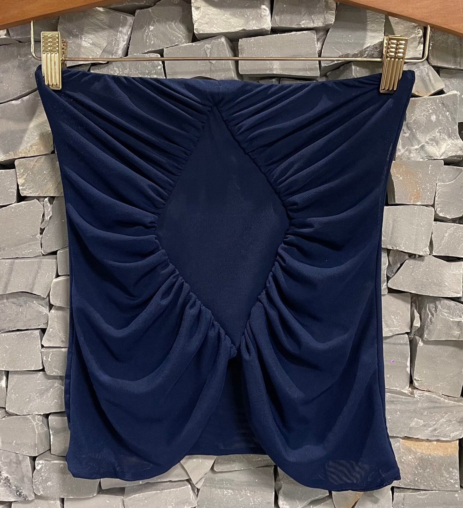 BLUSA PORTOFINO TULE MARINHO - imagem 1