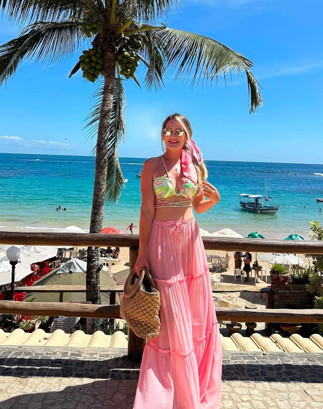SAIA ANGRA LUREX ROSA BB - imagem 1
