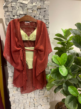 KAFTAN CURTO BORDÔ - imagem 5