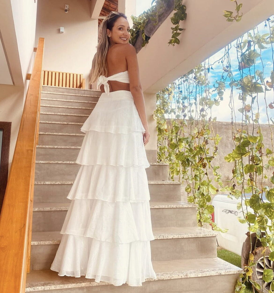 SAIA ARCANJOS BRANCA LUREX - NAYA Beachwear