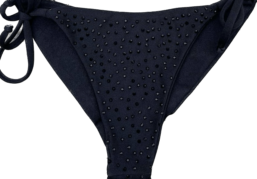 CALCINHA LACINHO MÔNACO PRETA - NAYA Beachwear