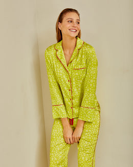 CALÇA PIJAMA VERDE/PINK - imagem 1