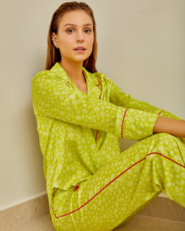 CONJUNTO PIJAMA VERDE/PINK - imagem 2