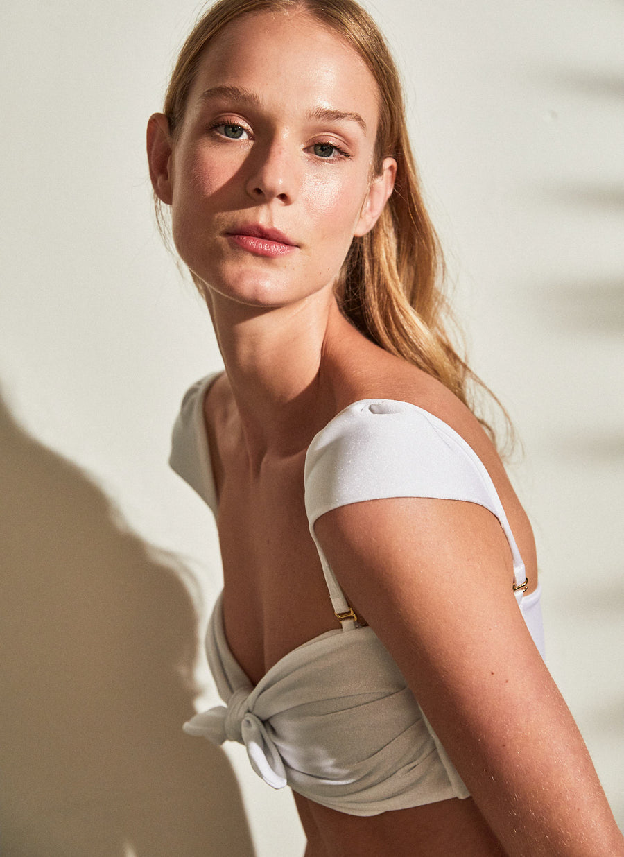 CAPRI TOP BRANCO - detalhe - NAYA Beachwear
