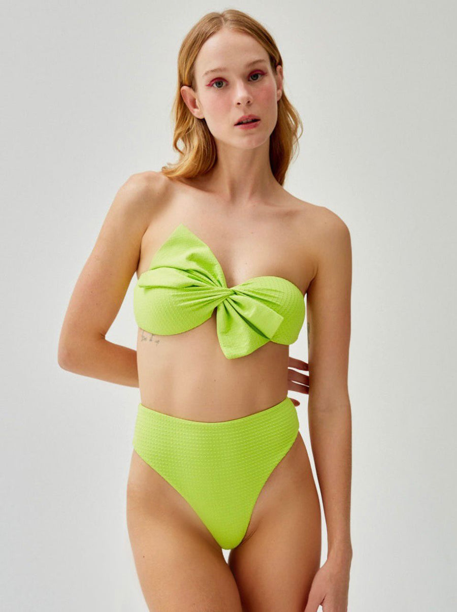 TOP SARDENHA DOTS CITRUS - NAYA Beachwear