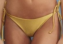 CALCINHA DE LACINHO DOURADO - imagem 1