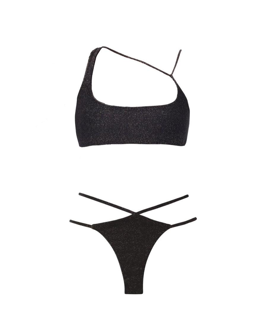 TOP FORMENTERA LUREX PRETO - detalhe - NAYA Beachwear