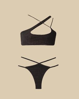 TOP FORMENTERA LUREX PRETO - imagem 1