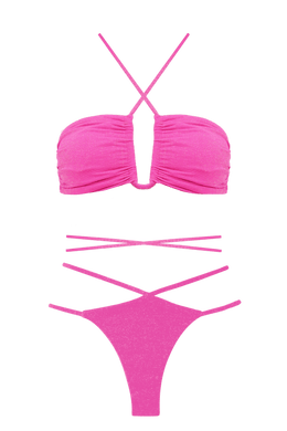 CALCINHA IBIZA LUREX PINK - imagem 1