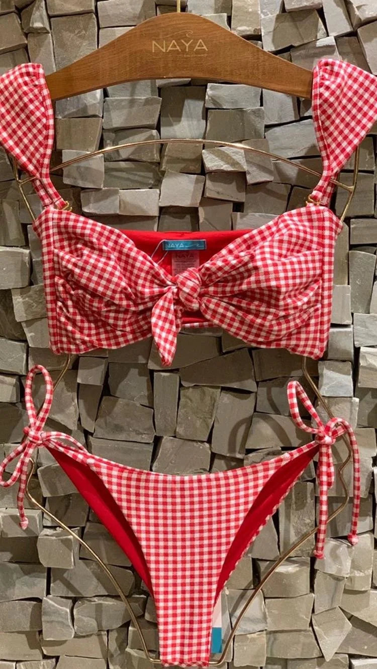 TOP CAPRI XADREZ - NAYA Beachwear