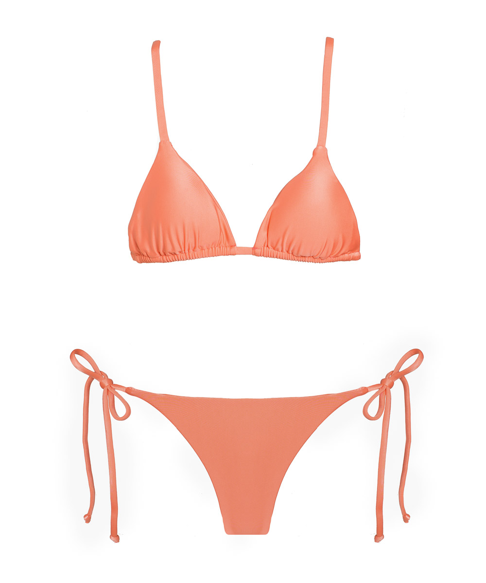 TOP CORTININHA CORAL LACINHO/CONFORT