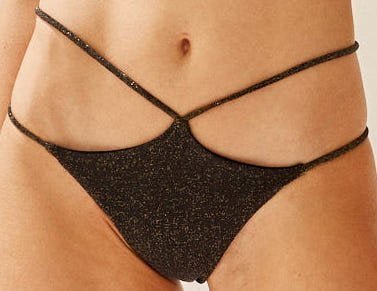 CALCINHA IBIZA LUREX PRETO