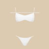 TOP MALLORCA BRANCO E CALCINHA