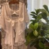 KAFTAN CURTO RENDA BRANCO