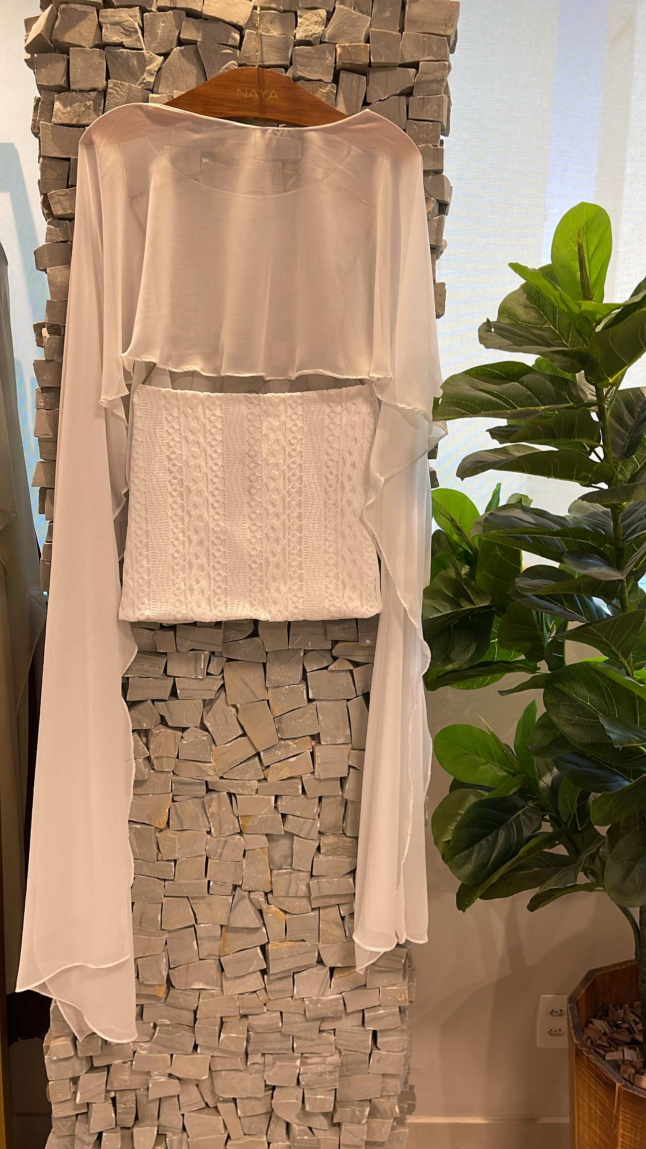 SAIA FRADE OFF WHITE RENDA