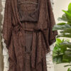 KAFTAN CURTO MARROM