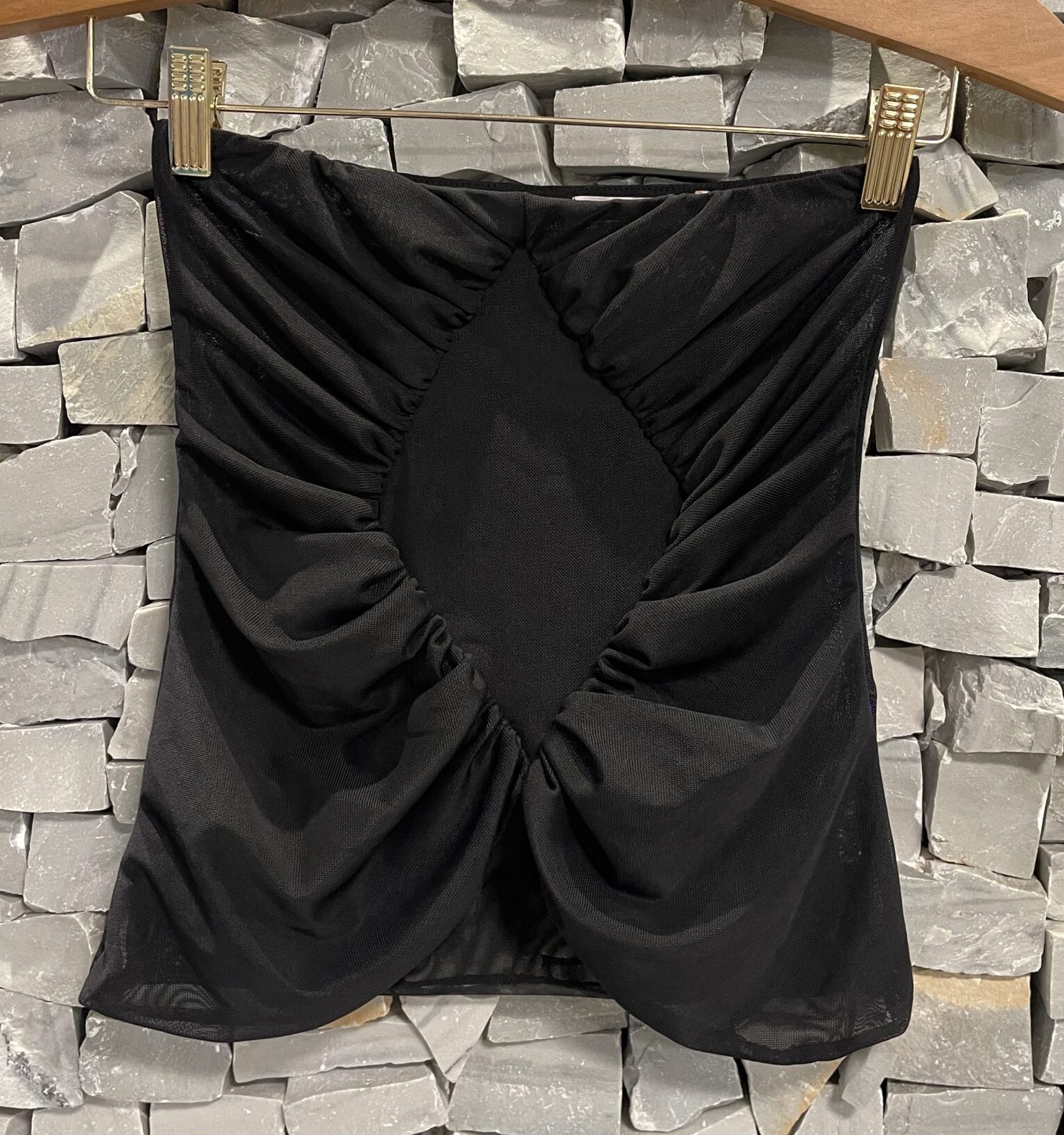 BLUSA PORTOFINO TULE PRETA